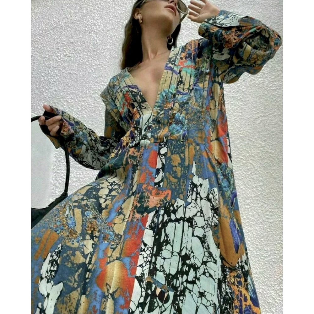 H&M Studio Collection Kaftan Dress